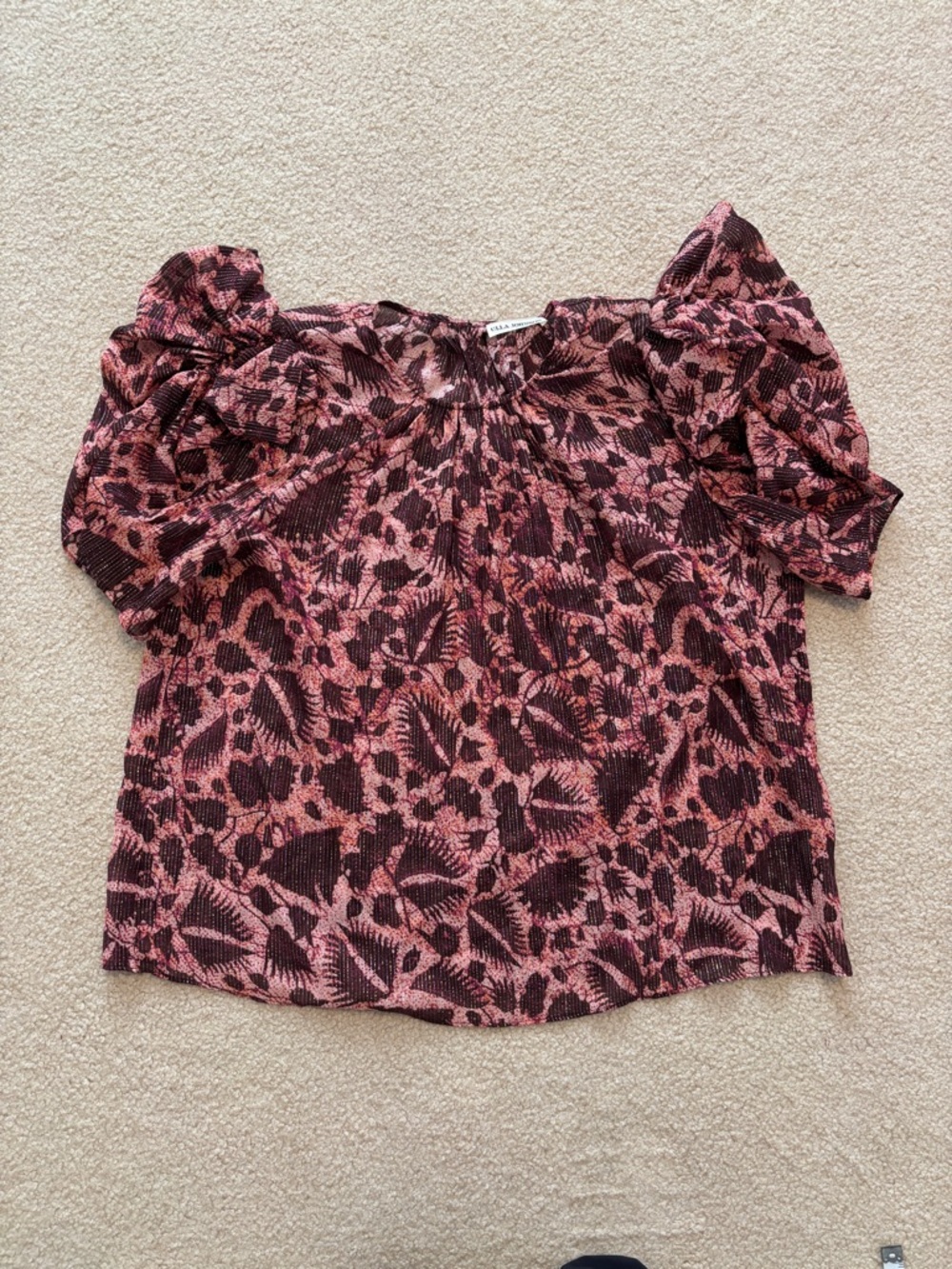 Ulla Johnson Bordeaux Top Size 8